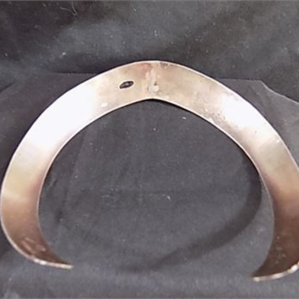 Carol Felley Choker Sunrise Silver Amethyst 1986 - Picture 3 of 6